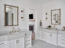 Thick White Marble Bath Vanity