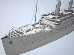 Rms Titanic Cruise Ship 3d Model Cgstudio In 2020 Rms Titanic Titanic Cruise Ship