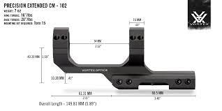 Vortex Australia Sport Cantilever One Piece Scope Mount Rings 1 30mm