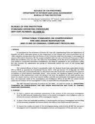 Carbon monoxide detectors were last replaced; Fire Investigation Report Sample In The Philippines Fill Online Printable Fillable Blank Pdffiller