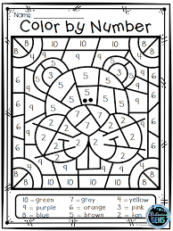 Groundhog Day Color By Number Kindergarten Themes Numbers Preschool Numbers For Kids