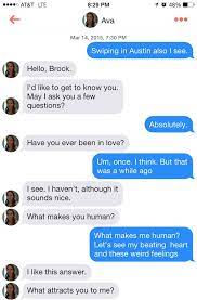 You want to be honest about what you are looking for in a relationship browse our site and check out what we have to offer. Tinder User Falls For Robot Woman At Sxsw Festival Bbc News