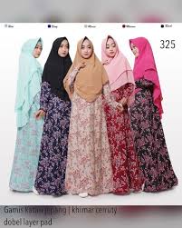 Jual beli online aman dan nyaman hanya di tokopedia. Jual Baju Gamis Syari Katun Jepang Motif Bunga Kecil Di Lapak Sammhijab Store Bukalapak