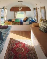 30 Wonderful Rv Camper Van Interior Decorating Ideas Coodecor Caravan Interior Campervan Interior Airstream Interior