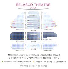 Explicit Seating Chart For Broadway Theatre New York The