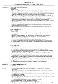 Don't feel like writing any tedious codes. Qa Supervisor Resume Samples Velvet Jobs