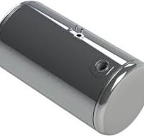 101 Gallons 26"D x 44"L - Peterbilt Style- Rear Fill Polished
