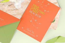 Free Download Creative Greeting Card With Envelop Mockup Psd Freebies In 2020 Greeting Cards Psd Freebies Greetings