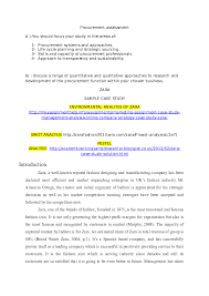 Doc Zara Case Study Hussein Emhemed Academia Edu