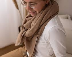 Muslin scarf XXL