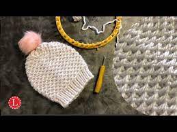 Loom Knitting Hat The Chinese Waves Stitch On A Round Circular Loom Youtube Loom Knitting Patterns Loom Knitting Projects Loom Knitting Stitches