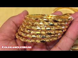 Pin On Gold Bangles Half Cast