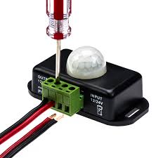 Also, you can add a switch between the supply and input pin of the regulator, to manually turn on and off the motion detector system. Mini Pir Motion Sensor Switch W Built In Timer 12 24 Vdc 6 Amps Super Bright Leds