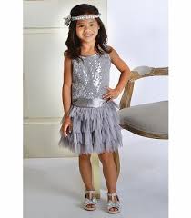 Biscotti Deck The Halls Girls Dress In Silver Girls Short Dresses Dresses For Tweens Girls Christmas Dresses
