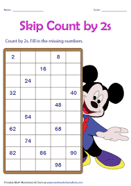 Skip Counting Charts