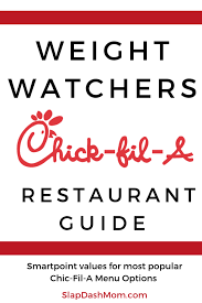 chic fil a weight watchers restaurant