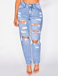 There's a bit of an art behind picking the perfect boyfriend jeans. Boyfriend Jeans In Destroyed Optik Jeans Industry