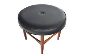 English Mid Century Modern Ib Kofod Larsen For G Plan Round Teak Ottoman By Midcenturymobler From Midcentury Mobler Of Berkley Ca Attic