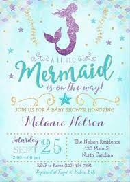 Valentines Day Mermaid Shower Invitations Mermaid Baby Shower Invitations W Mermaid Baby Shower Invitations Mermaid Baby Showers Baby Shower Invitations