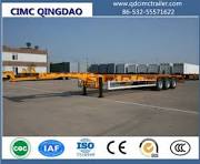 China CIMC Tri-axle 48ft Gooseneck Skeletal Trailer ...
