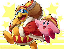 Kirby And King Dedede Print By Silverava On Deviantart Kirby Character Kirby Kirby Memes