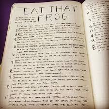 Nicole Doane On Instagram Eat That Frog By Brian Tracy Is Full Of Good Advice I Highly Recommend It For All Procrastinato Bullet Journal Journal Good Advice