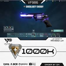 Valorant Account Singularity Sheriff, Video Gaming, Gaming Accessories,  Game Gift Cards & Accounts On Carousell