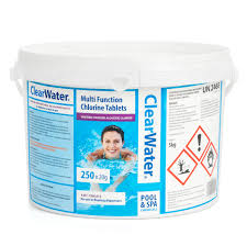 How to shock a hot tub with chlorine tablets. Clearwater Ch0041 5 Kg Multifunction Chlorine Tablets 4 In 1 Dispenser Tablets Sanitiser Stabiliser Algaecide And Clarifier For Pools And Hot Tubs 250 X 20 G Buy Online In Bahamas At Bahamas Desertcart Com Productid 207010086