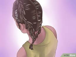 Put your hair up in a ponytail or bun. 3 Ways To Make Your Hair Look Short Wikihow