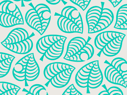 Maybe you would like to learn more about one of these? As Requested Here Is A High Resolution Version Of The New Horizons Leaf Art Would Love If Someone Could Make This A Repeating Pattern Animalcrossing