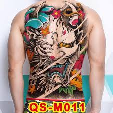 See more ideas about body tattoos, tattoos, full body tattoo. 1 Buah Keren Pria Penuh Kembali Besar Tato Stiker 20 Desain Baru Warna Setan Monster Taring Sementara Flash Tato Tubuh Cat 48 34cm Tattoo Sticker Tattoo Body Paintlarge Tattoo Aliexpress