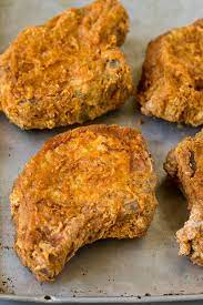 Take the pork chops out of the refrigerator about 45 minutes before you want to fry them and season them with kosher salt. Fried Pork Chops Dinner At The Zoo