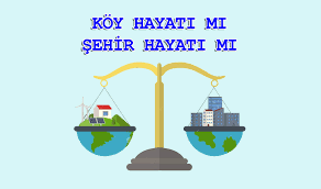 Köyde yaşamak istiyorsan da, araban olacak; Koy Hayati Mi Sehir Hayati Mi Olumlu Olumsuz Yonleri