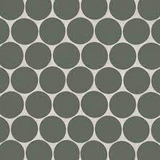 Makoto 2 Round Matte Porcelain Mosaic Tile in Midori Green