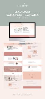 Leadpages Sales Page Templates Soft Collection The Shop In 2020 Page Template Leadpages Ebook Template Design