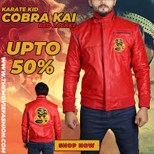 Karate Kid Cobra Kai Red Jacket 40 Off Free Shipping Red Jacket Karate Kid Cobra Kai Kid Cobra