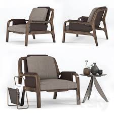3d Models Arm Chair Fergus Lounge Chair