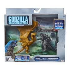 King of the monsters 4k, hdr. Godzilla King Of Monsters Monster Match Up Action Figure Set Featuring 8 9cm King Ghidorah By Jakks Pacific Shop Online For Toys In Australia