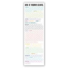 book of mormon reading chart bookmark small printable