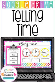 Telling Time Activities For 2nd Grade With Google Slides For Distance Learning Google Classroom Google Classroom Elementary Google Classroom Activities