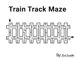Polar express telling time train. Free Printable Train Track Maze Download The Maze And Solution At Https Museprintables Com Download Train Activities Train Tracks Printable Puzzles For Kids