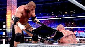 8 Chair Shots Heard Round The World Stillrealtous Com Brock Lesnar Photos Wwe Chair Brock Lesnar
