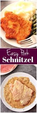 In this updated version of classic pork schnitzel, thin. Pork Schnitzel Recipe Juicy And Crispy Schnitzel Made With Thin Pork Loin Cutlets Lightly Breaded A Schnitzel Recipes Pork Tenderloin Recipes Pork Schnitzel