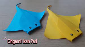 Maybe you would like to learn more about one of these? Origami Ikan Pari Origami Hewan Youtube