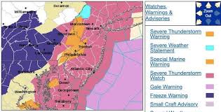 A severe thunderstorm watch was issued for new york city and new jersey on thursday afternoon. Nj Weather Severe Thunderstorm Warning Watch Issued In Nj Asbury Park Nj Patch