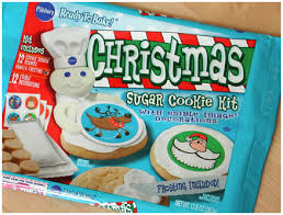 Every year we try a new cookie that will be fun for them to decorate. Font Diner Pillsbury Christmas Sugar Cookie Kit