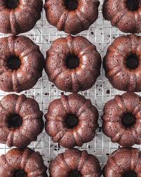 · chocolate cherry mini bundt cakes are made with pure cocoa and dried sweet cherries (soaked in a surprising ingredient to bring out the flavor). Chocolate Mini Bundt Cakes With Chocolate Ganache Takes Two Eggs