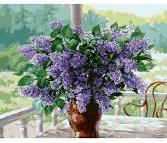 The vase holds a lively selection of daisies and anemones made with a range of colors. Buy Paint By Numbers Kit Lavender Flowers Vase Purple 40cmx50cm Canvas Online In Vietnam 123770139330