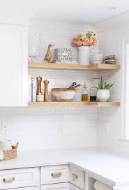 6 Reasons To Choose Open Kitchen Shelves Instead Of Cabinets Nonagon Style Etagere Cuisine Cuisine Bois Cuisine Moderne
