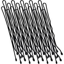 A bobby pin (also known as a kirby grip or hair grip in the united kingdom) is a type of hairpin, usually of metal or plastic, used in coiffure to hold hair in place. Kitsch Black Bobby Pin Set Ulta Beauty